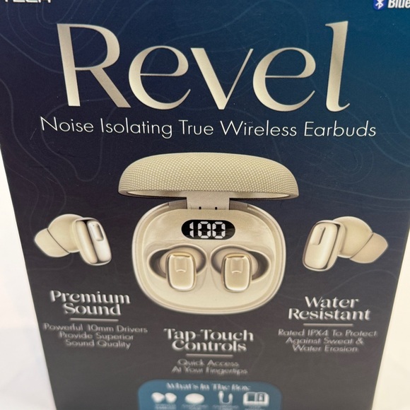 🆕 Noise-Isolating True Wireless Earbuds – Gold Bluetooth Earphones - Picture 10 of 16